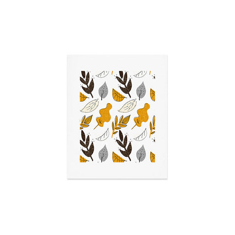 Mummysam Fall Leaves Art Print