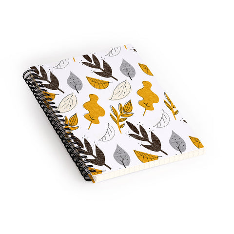 Mummysam Fall Leaves Spiral Notebook