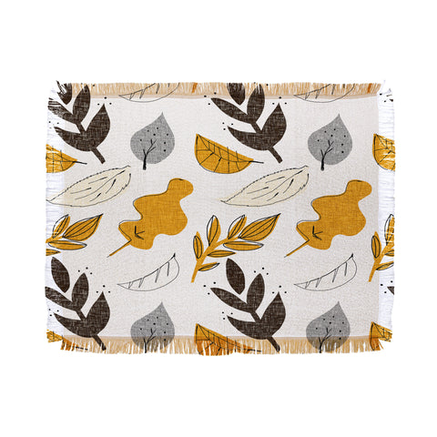 Mummysam Fall Leaves Throw Blanket