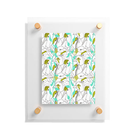 Mummysam Flock Of Birds Floating Acrylic Print