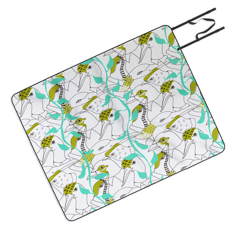 Mummysam Flock Of Birds Picnic Blanket