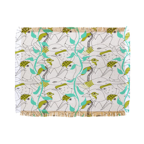 Mummysam Flock Of Birds Throw Blanket