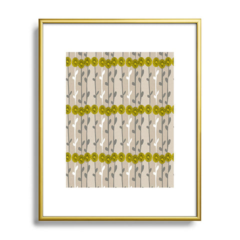 Mummysam Flowers 4 Metal Framed Art Print