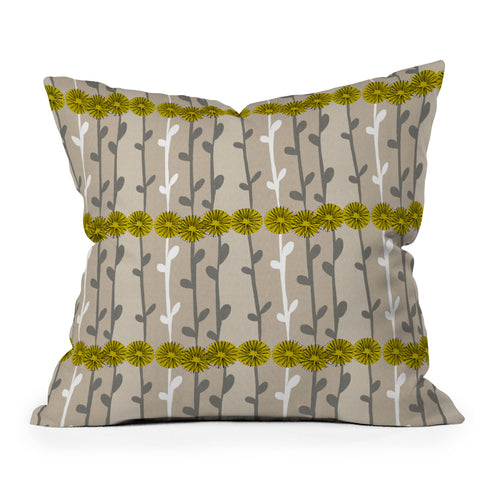 Mummysam Flowers 4 Throw Pillow