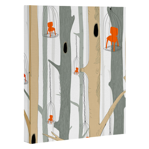 Mummysam Forest Of Chairs Art Canvas
