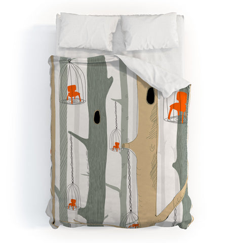 Mummysam Forest Of Chairs Duvet Cover