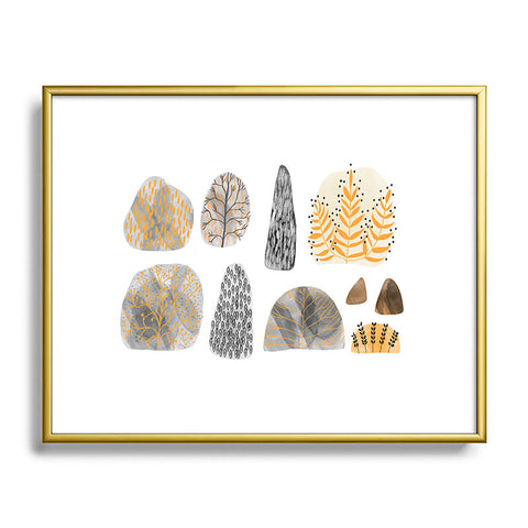 Mummysam Gentlemen Metal Framed Art Print