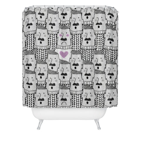 Mummysam Gentlemens Choir Shower Curtain