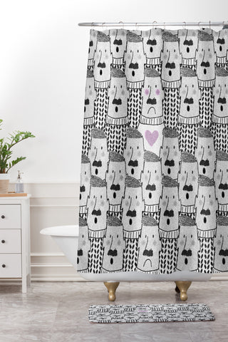 Mummysam Gentlemens Choir Shower Curtain And Mat