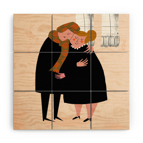 Mummysam Marriage Wood Wall Mural