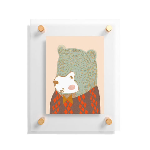 Mummysam Mr Bear Floating Acrylic Print
