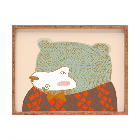 Mummysam Mr Bear Rectangular Tray