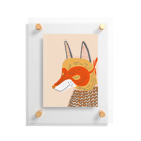 Mummysam Mr Fox Floating Acrylic Print
