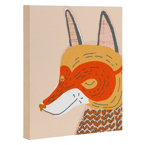 Mummysam Mr Fox Art Canvas