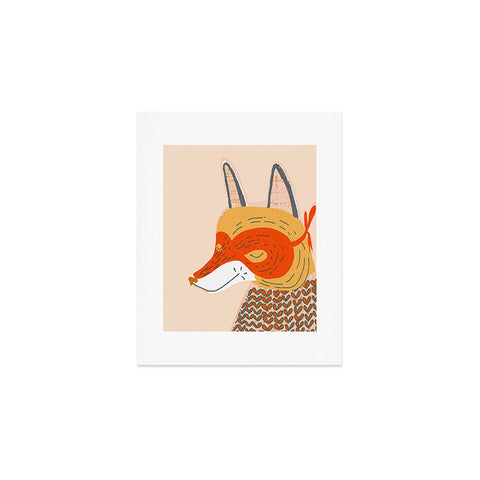Mummysam Mr Fox Art Print