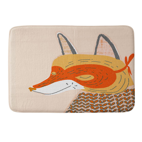 Mummysam Mr Fox Memory Foam Bath Mat