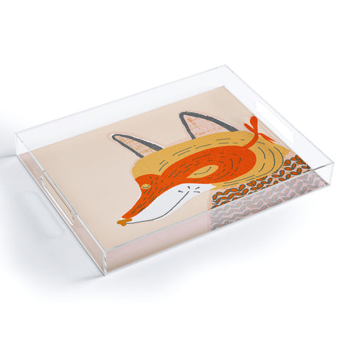 Mummysam Mr Fox Acrylic Tray