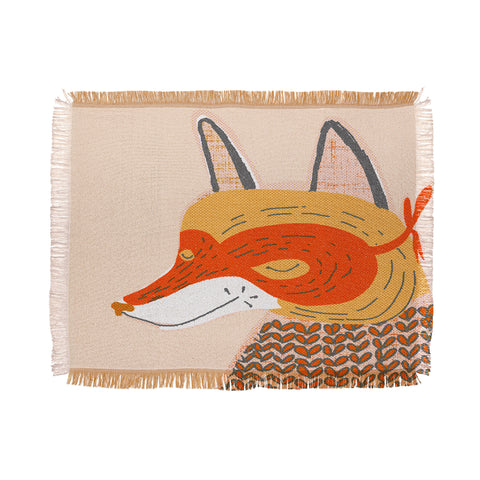 Mummysam Mr Fox Throw Blanket