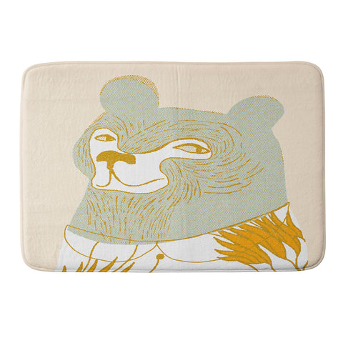 Mummysam Mrs Bear Memory Foam Bath Mat