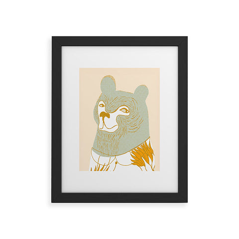 Mummysam Mrs Bear Framed Art Print