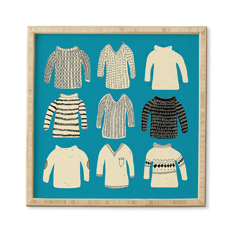 Mummysam Sweaters Framed Wall Art
