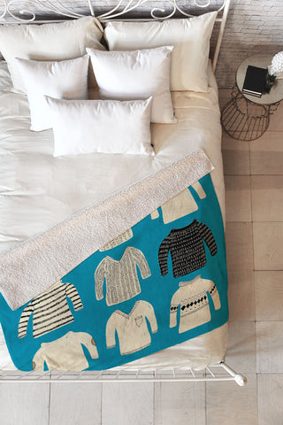 Mummysam Sweaters Fleece Throw Blanket