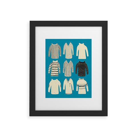 Mummysam Sweaters Framed Art Print