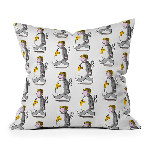 Mummysam Windup Men Throw Pillow