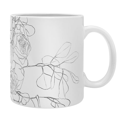 Nadja Beautiful Bouquet Line Coffee Mug