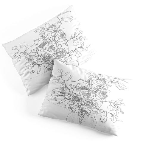 Nadja Beautiful Bouquet Line Pillow Shams