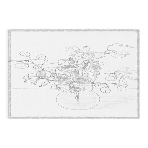 Nadja Beautiful Bouquet Line Outdoor Rug