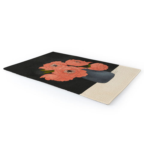 Nadja Bouquet Gift Red Area Rug