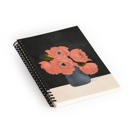 Nadja Bouquet Gift Red Spiral Notebook