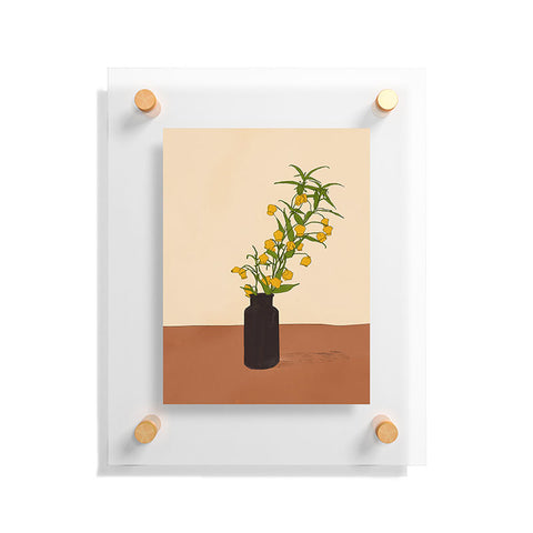 Nadja Branch Gift Terracotta Floating Acrylic Print