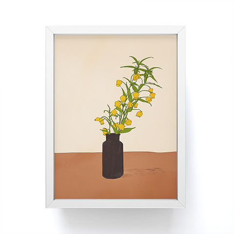 Nadja Branch Gift Terracotta Framed Mini Art Print