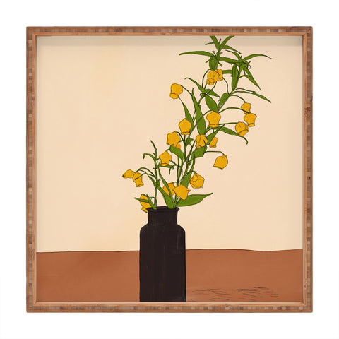 Nadja Branch Gift Terracotta Square Tray