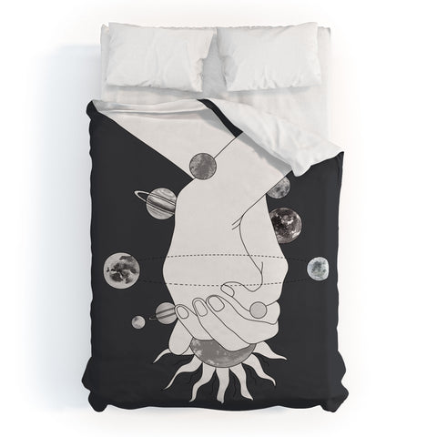 Nadja Everything Revolves Around Us II Duvet Cover