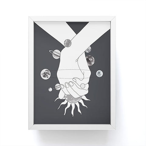 Nadja Everything Revolves Around Us II Framed Mini Art Print