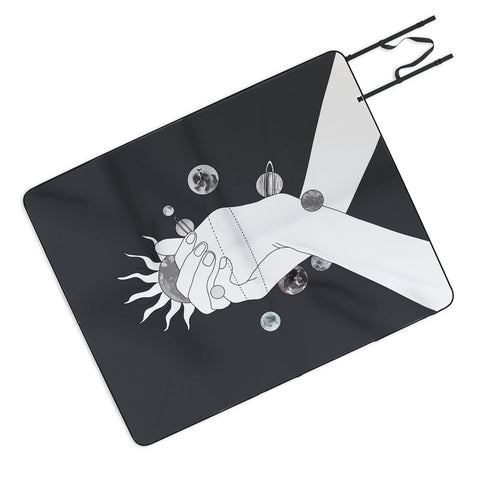 Nadja Everything Revolves Around Us II Picnic Blanket