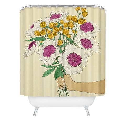 Nadja Gorgeous Bouquet Chiaro Shower Curtain