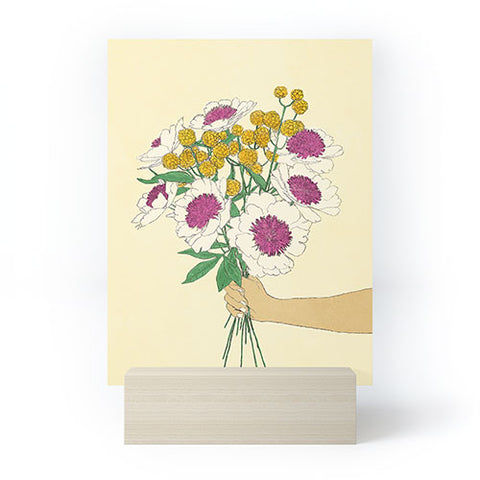 Nadja Gorgeous Bouquet Chiaro Mini Art Print