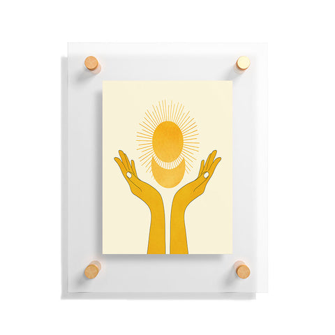 Nadja Holding The Light Floating Acrylic Print