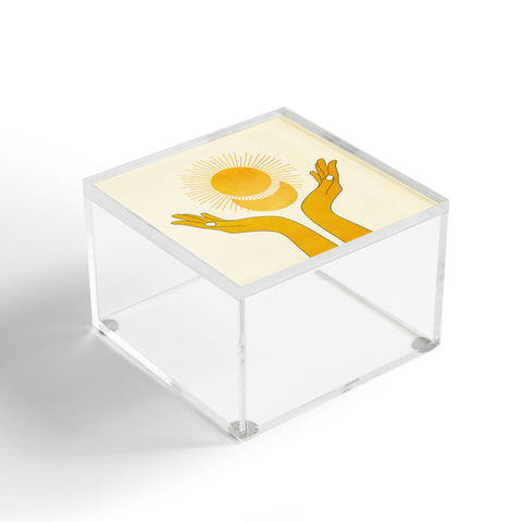 Nadja Holding The Light Acrylic Box