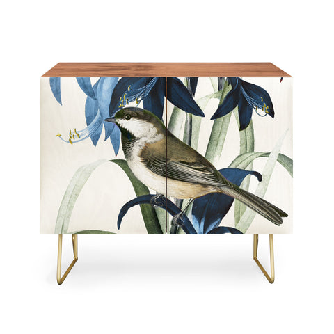 Nadja Little Bird and Flowers II Credenza