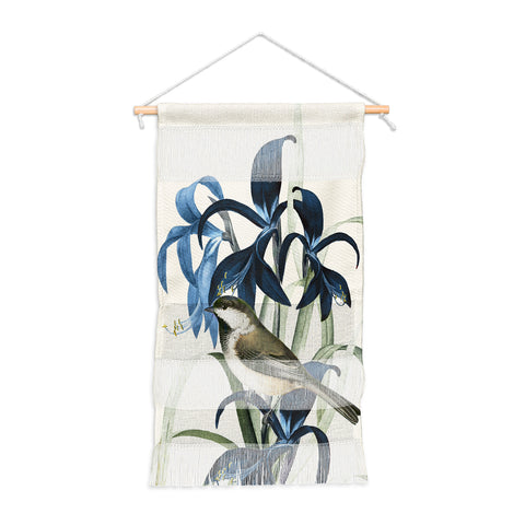 Nadja Little Bird and Flowers II Wall Hanging Portrait