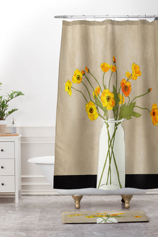 Nadja Little Gift Terra Shower Curtain And Mat