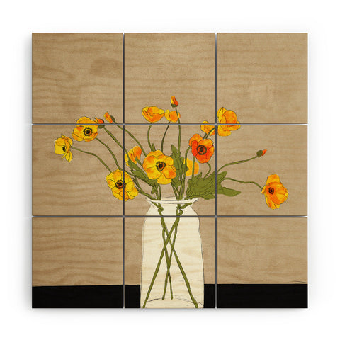 Nadja Little Gift Terra Wood Wall Mural