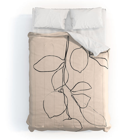 Nadja Minimal Lemons Comforter