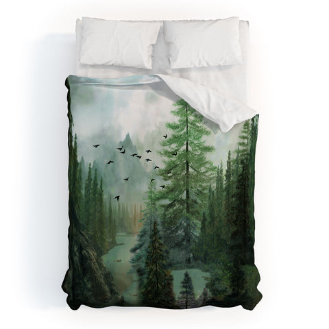 Nadja Mountain Morning 2 Duvet Cover