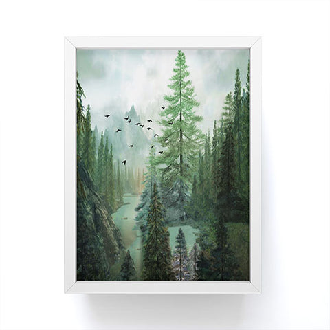 Nadja Mountain Morning 2 Framed Mini Art Print